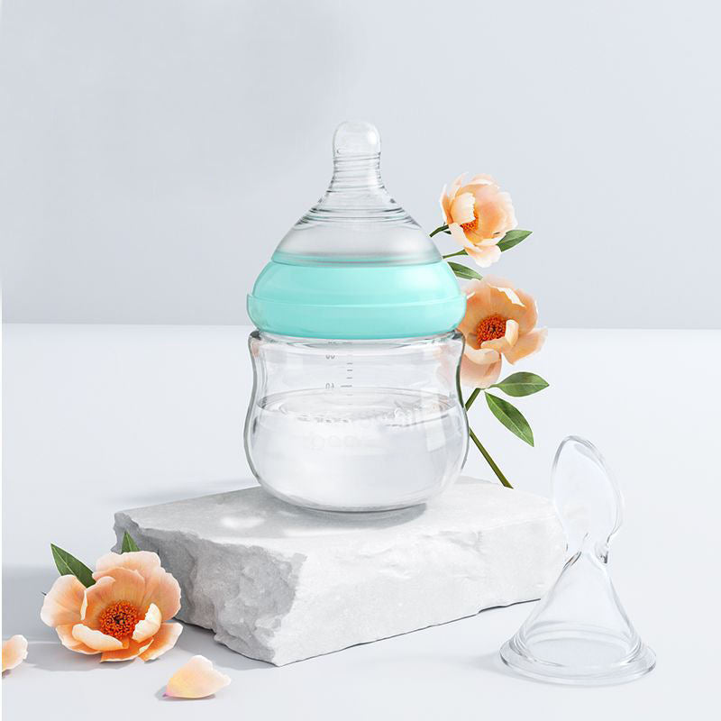 Baby Feeding Spoon Borosilicate Glass Bottle